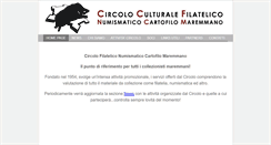 Desktop Screenshot of circolofilnummaremmano.com